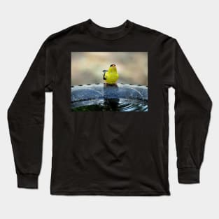 thirsty goldfinch... Long Sleeve T-Shirt